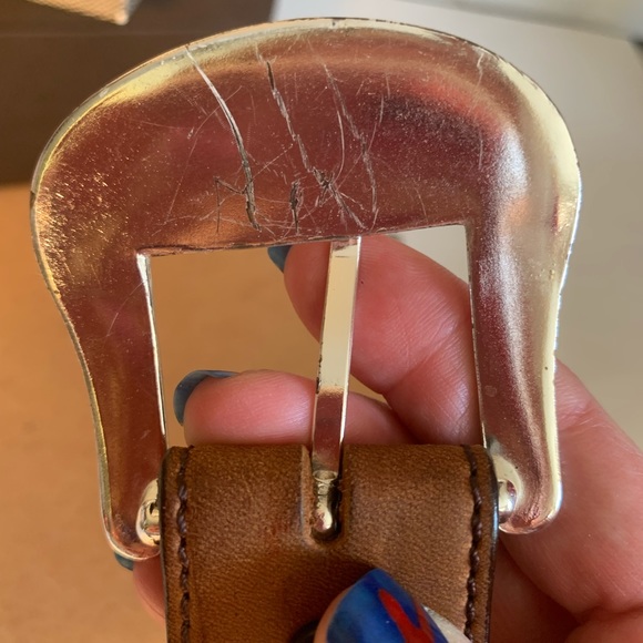 🌴SOLD🌴 Tony Lama Western Leather Belt - Picture 7 of 12